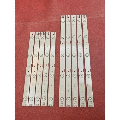 10 PCS/set LED Backlight Strip For Samsung GRUNDIG 43VLE6629BR 43VLE6524BL 43GFB6627 2015ARC430_3228_L05 R04 43VLE5537BG