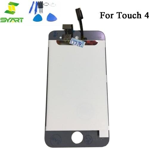 SYART New LCD For iPod Touch 4 4G 4th Gen Touch Screen Digitizer Assembly Replacement Parts For Touch 4th Display OEM