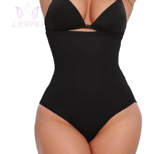 LANFEI Women High Waist Seamless Shapewear Butt Lifter Tummy Control Panty Slimming Waist Trainer Cinchers Body Shaper Underwear
