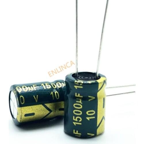 10v 1500UF 10*13 high frequency low impedance aluminum electrolytic capacitor 1500uf 10v 20