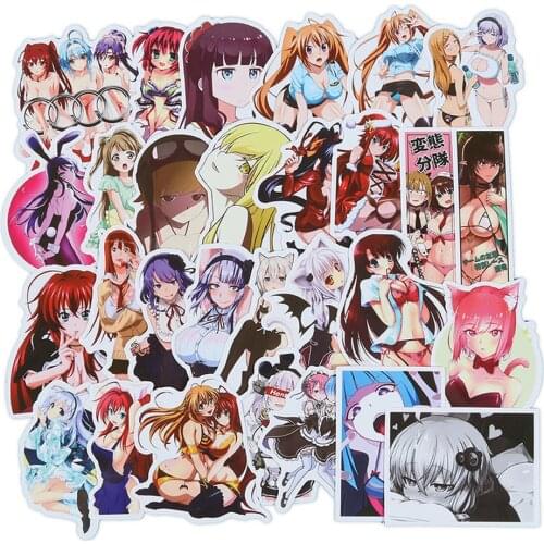 100pcs Japan Anime Sexy Bunny Girl Waifu Decal Stickers DIY Fridge Suitcase Laptop Truck Waterproof Car Girl Graffiti Sticker