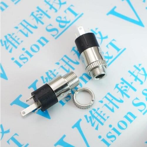 5PCS/LOT PJ392 3.5mm Stereo Female Sockect Jack with Screw 3.5 Audio Headphone Connector PJ-392