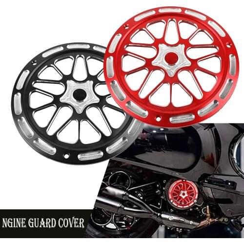 For Vespa 150 Sprint Primavera 2013-2021 2015 2016 2017 2018 2019 2020 Motorcycle Aluminum Engine Guard Fan Cover Protective Pad