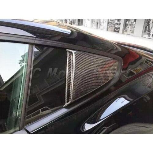 Car Accessories Carbon Fiber Window Scoop 2pcs Fit For 2014-2016 Mustang Roush Style Quarter Panel Window Scoop