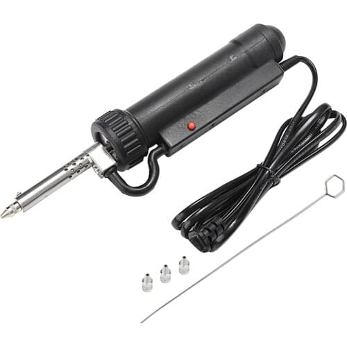 Electric Welding Soldering Tin Sucker Vacuum 220V Desoldering Pumping with Nozzle Automatic Removal Iron Pen Handheld Tool Sets