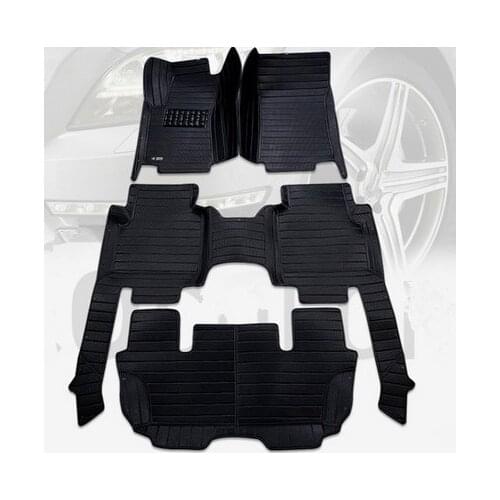 Good rugs! Custom special car floor mats for Mercedes Benz GLS 7 seats 2019-2016 waterproof carpets for GLS 2018,Free shipping