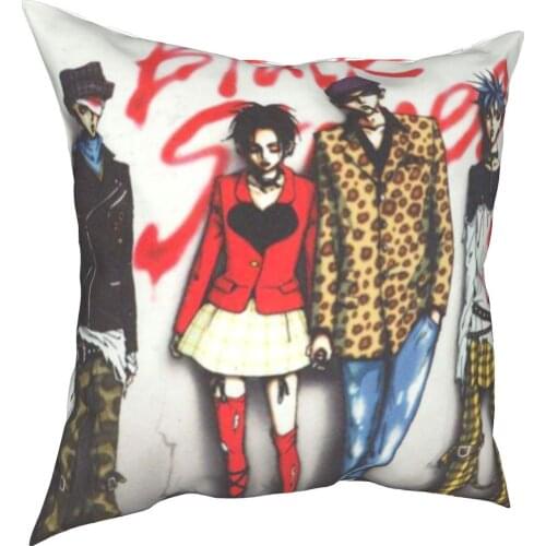 Nana The Black Stones Band Spread Pillowcase Printing Polyester Cushion Cover Decorations Anime Pillow Case Cover Home Zipper