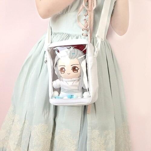 New Single Oxford cloth Ita Bag Can be loaded with 20cm doll Shoulder Bag Small Large Capacity Cute Girl Handbag Messenger Bag