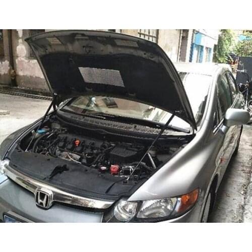 For 2007-2010 Honda Civic Type-R sedan FD2 Front Bonnet Hood Modify Gas Struts Carbon Fiber Spring Damper Lift Support Absorber