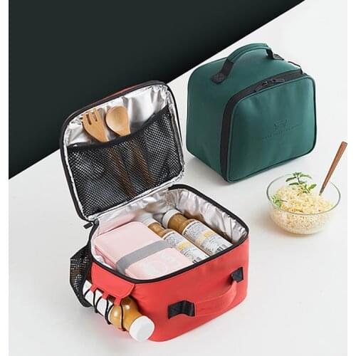 Portable Insulated Warm Cooler Lunch Bag Isotherme Thermal Food Picnic Bag for Women Kids Men Thermo Bag Lunch Box