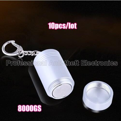Portable Strong Magnetic Mini golf Detacher,Inner force 8000gs hard tag openner eas detacher 10pcs