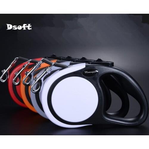 Dog Leash Retractable Automatic Extending Puppy Walking Running Leads 3M/5M Premium Durable Dog Traction Rope Belt Pet Leash