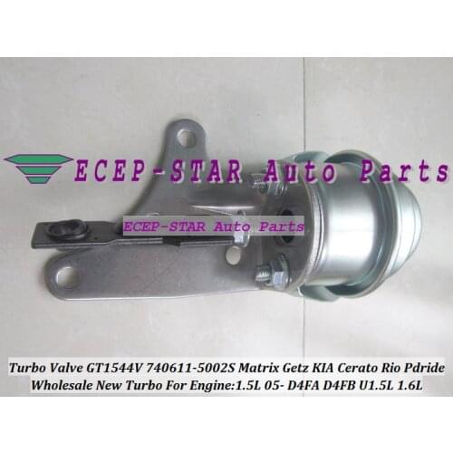 Turbo Wastegate Actuator Valve GT1544V 740611 782403 740611-5002S 28201-2A400 For HYUNDAI Matrix Getz Cerato Rio D4FA D4FB 1.5L