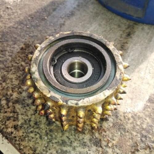 Boreway Abrasive Tools 80S Diamond Bush Hammer Wheel For Coarse Grinding Litchi Surface