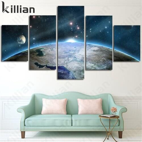 Modern Galaxy Galaxy Print Poster Modern Space Photography Picture Living Room Bedroom Home Decoration Canvas Painting Wall