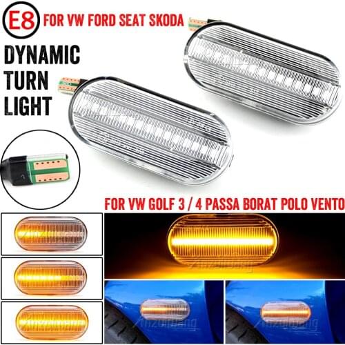 Led Dynamic Side Marker Turn Signal Light For VW Up Caddy T5 Amarok Jetta Golf 3 4 Fox Beetle Lupo Sharan Bora Passat Polo Vento