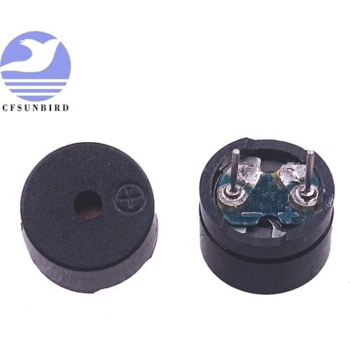10pcs Universal passive buzzer electromagnetic impedance 16 ohms AC / 2KHz 3V 5V 12V Universal