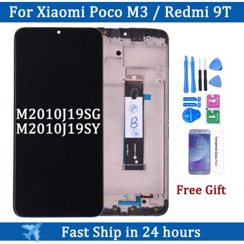6.53 inches Screen For XIAOMI POCO M3 LCD For POCO M3 Display 10-Touches M2010J19CT/CG Touch Screen Digital Panel Replacement