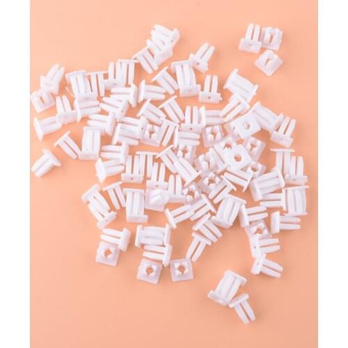 100Pcs Car Bumper Grille Grommet Clips Nuts #8 #10 Screw Fit For Ford Chrysler 1986 1987 1988 1989 1990-2021 379830-S 6033677
