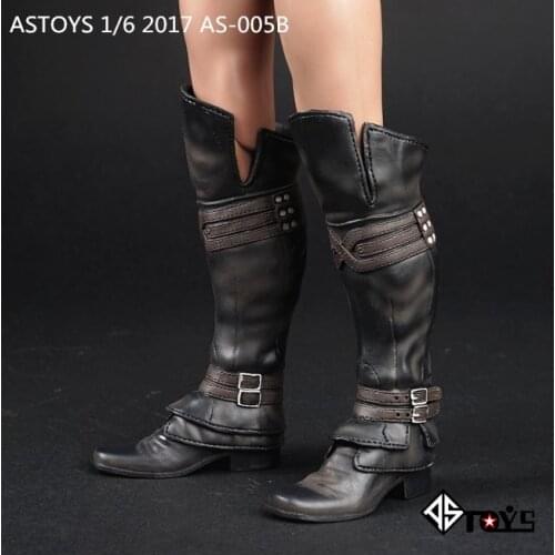 1/6 scale figure accessories long boots shoes for 12" action figure doll.not included head,body and other accessories 19E2273