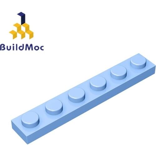 BuildMOC Compatible With Assembles Particles 3666 1x6 For Building Blocks Parts DIY Educational Crea