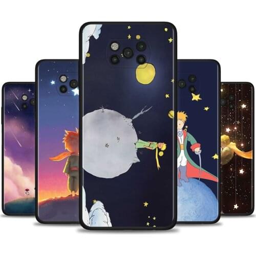 The Little Prince Phone Case for Xiaomi Poco X3 Pro X3 NFC M3 Pro F3 GT Black Soft Cover Shell Coque