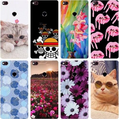 Case for zte nubia z11 mini s z17 z17 mini s n2 cover Silicon flower cat Painting Soft TPU Back Phone cover Capas Coque