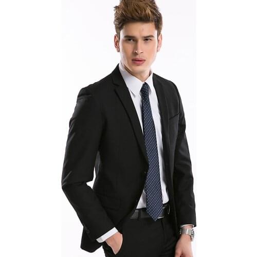 Black Men Suits Pants Prom Wedding Business Suit Notched Lapel Custom Made Groom Tuxedos Latest Designs Terno Masculino 2Piece