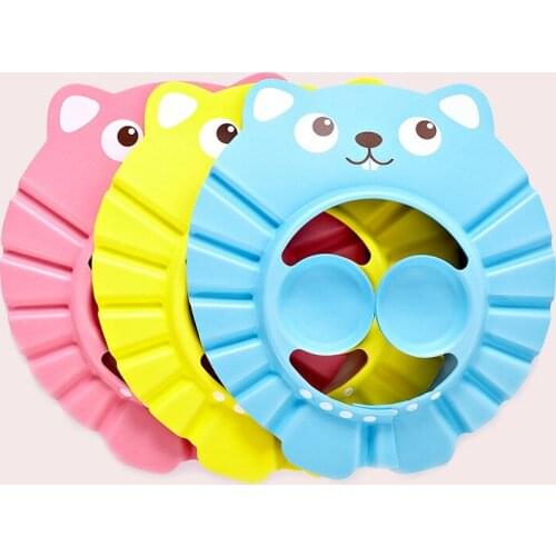 Baby Hat Shampoo Cap Adjustable Newborn Whower Cap Safety Toddler Protect Eyes Ears Bath Shield Sun Visor Children Supplies
