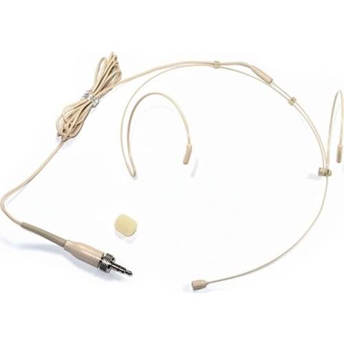 Pro Skin Cardioid directivity Headset Microphone Mic For Sennheiser Wireless Interview Speech Sing Recording