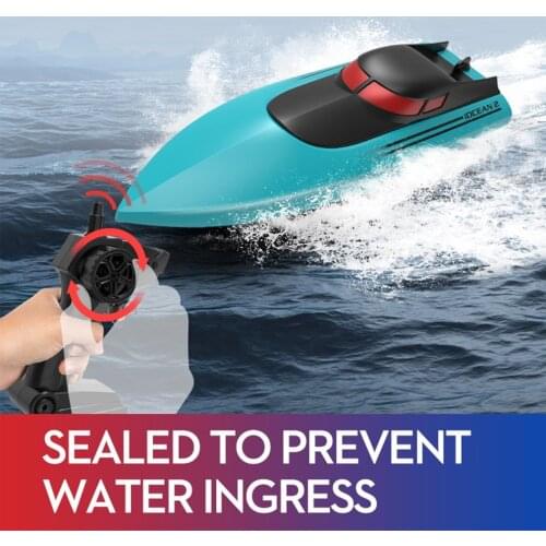 Racing Remote Control Boat 2.4G Wireless Electric Speedboat Long Endurance Rowing Model Toys For Kids