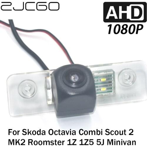 ZJCGO Car Rear View Reverse Backup Parking Reversing Camera for Skoda Octavia Combi Scout 2 MK2 Roomster 1Z 1Z5 5J Minivan