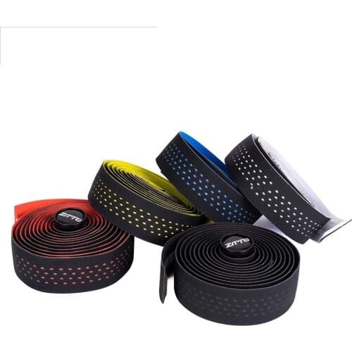 ZTTO New Soft Road Bike Bicycle Handlebar Tape Cork EVA PU Handle Bar Tape Professional Cycling Damping Anti-Vibration Wrap