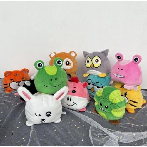 Soft Flip two-sided Pulpos Plush Stuffed Doll Toy Different Sides To Show Different Moods Simulation Pulpos Plush Toy For Kids