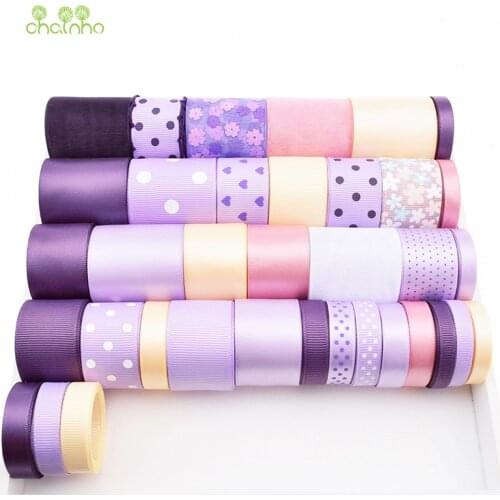 High quality 36Design Mix Purple Ribbon Set For Diy Handmade Gift Craft Packing Hair Accessories Wedding Materials Package36Yard