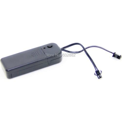 3v AA portable inverter, controller with two output connectors for el wire, el tape and el panel