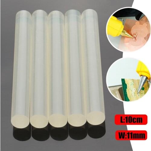20Pcs 11mm x100mm Hot Melt Glue Sticks For Electric Glue Gun Craft Album Repair Tools For Car Home Viscosity Alloy Accessories