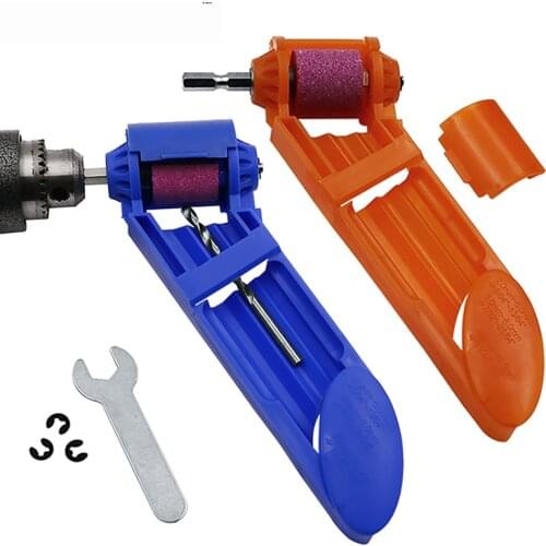 Drill Bit Sharpener Portable Corundum Grinding Wheel Powered Tool for Drill Polishing Grinder Wheel Drill Bit Sharpener Dropship