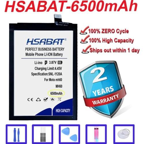 Top Brand 100% New 6500mAh MH60 Battery for Motorola Moto mh60 1ICP6/66/90 in stock
