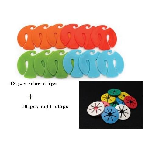 22 PCS SOCK CLIPS Sock Holder Rings Pack of Colorful Sock Organizers Sorters Locks Clips Laundry