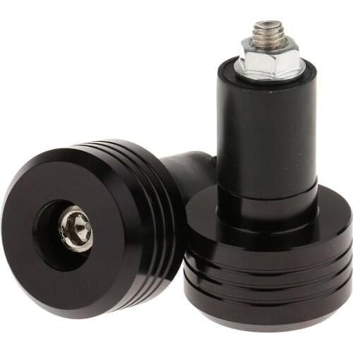 1 Pair Aluminum Barends Bar end Plug For 7/8' Handlebar Grips Motorcycle Bike