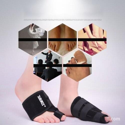 1Pcs Foot Hallux Valgus Correction Band Adjustable Sport Fitness Ankle Guards Sole Big Toe Fracture Fixation Recovery Auxiliary