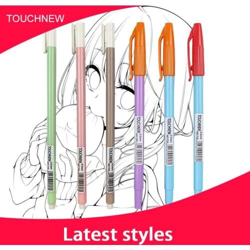 1PCS TouchNew 0.5mm Needle Pen Sign Design . Hand Hook Line Pen free shipping