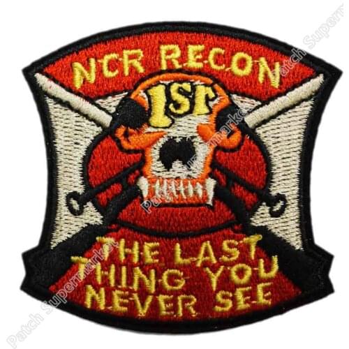 1ST RECON NCR BERET Movie TV Series Costume Cosplay Embroidered Emblem iron on patch Baseball Cap Badge