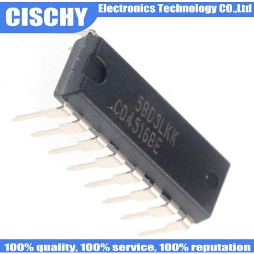 10PCS CD4516BE DIP16 MC14516BCP MC14516 CD4516 DIP 4516BE DIP-16 TC4516BP and original IC