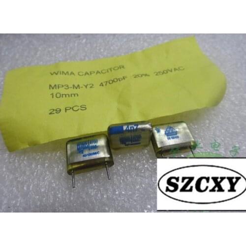 100% 10PCS New original WIMA MP3-M 0.0047uF/250VAC 4.7nf 4700pf 4n7 472