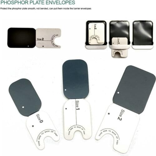 100pcs/Box Dental Phosphor Plate Envelopes Protective Plate Dental Material 3 Size For Your Choice