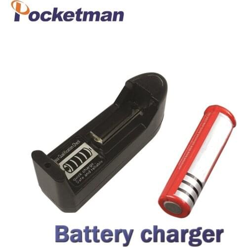 18650 3.7V Rechargeable Li-ion Battery + EU/US Plug AAA AA 18650 14500 10440 Universal Charger for Led Flashlight Torch Headlamp