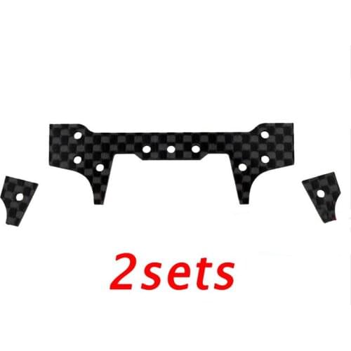 2 Sets Self Made VS Chassis Front Reinforcing Plate 1.5mm Front Bracket 94848 Modify Spare Parts For Tamiya Mini 4WD Car