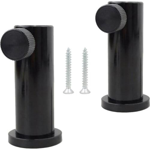 2Pcs Carp Fishin Bank Stick Stage Stand with Screws for Fishing Tackle Aluminium Alloy Fishing Pole Socket